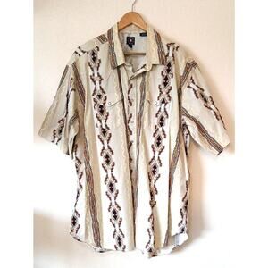 Panhandle Slim Pearl Snap Western Button Up Aztec Southwest Print